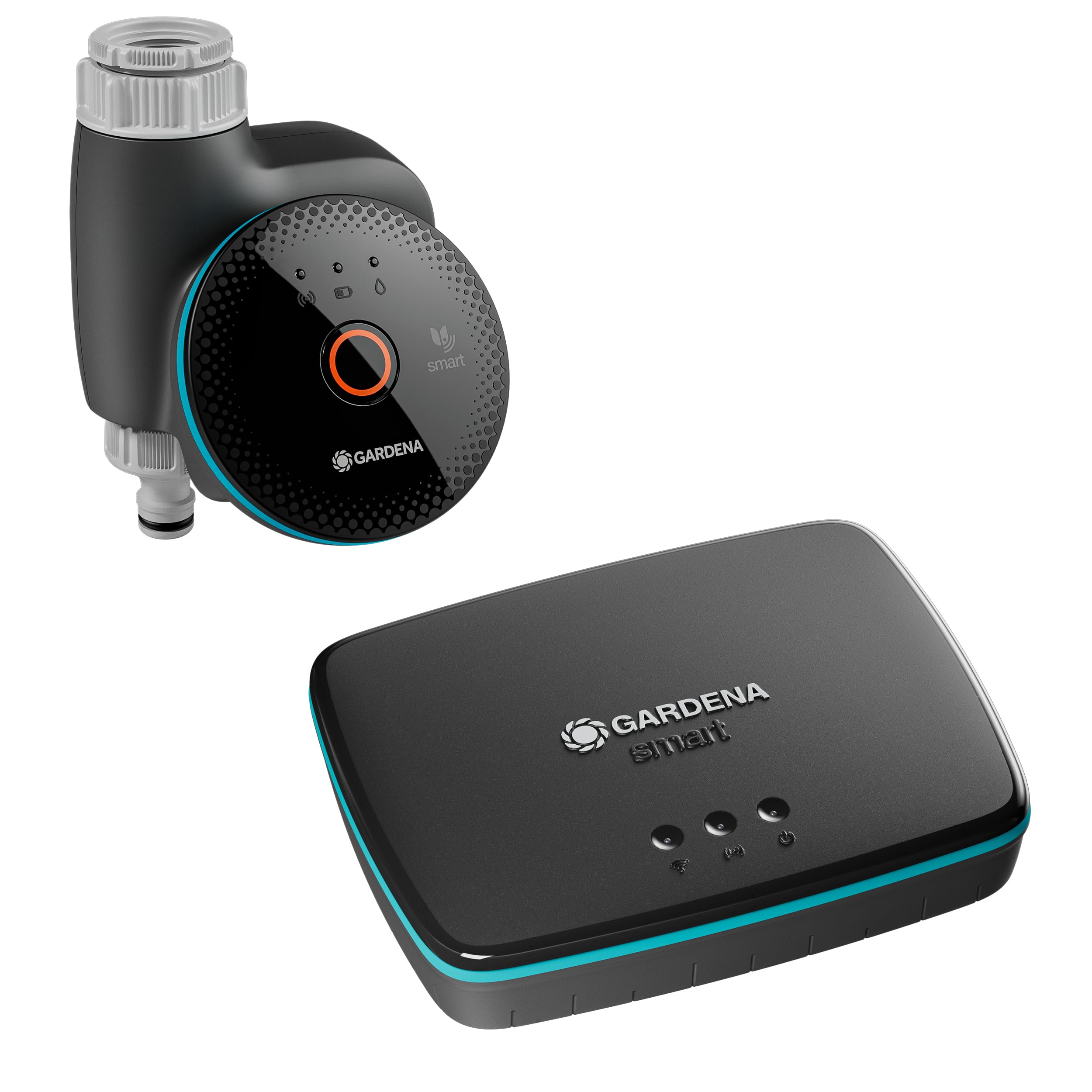 Gardena smart Water Control Set water controls; smart: Data-driven irrigation*, Smart home integration*, Clever watering, valve technology, smart Gateway included (19043-28)