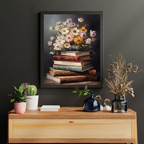 Vista 19 de xackcme Pintura de montaña por números para adultos, pintura de paisaje por número sobre lienzo sin marco, pintura al óleo de paisaje lunar