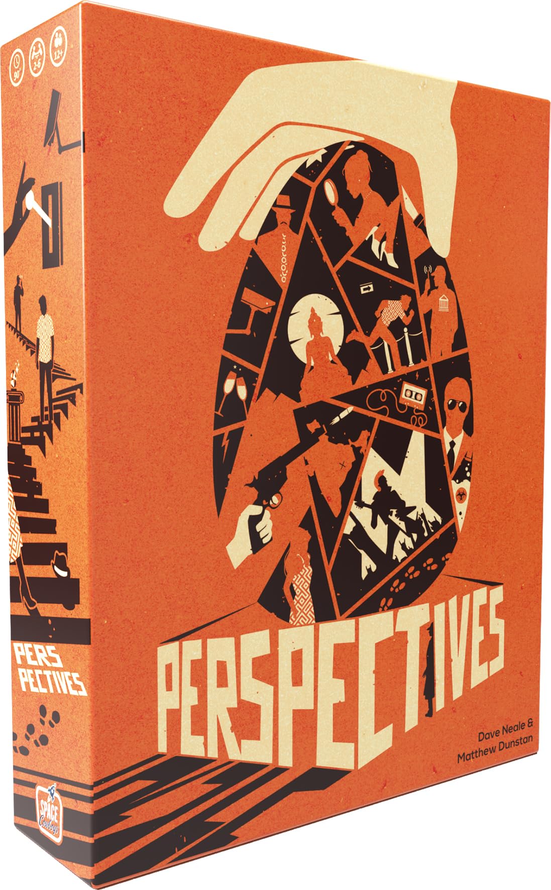 Perspectives (Orange Box), Mystery Game, Cooperative Narrative Game for Children and Adults, 14 Years and Over