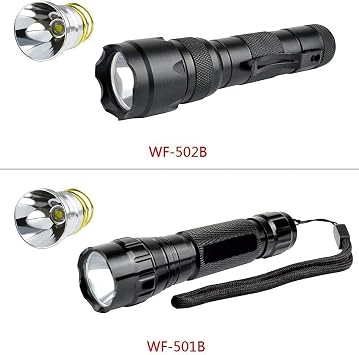 Ultra Bright Flashlight Bulb LED Replacement Bulbs Drop-in P60 Design Module for All Surefire Hugsby C2 G2 Z2 6P 9P G3 S3 D2 Ultrafire 501B 502B, 900LM 1 Mode Lamp Bulb Torch Repair Parts(2 Pack)