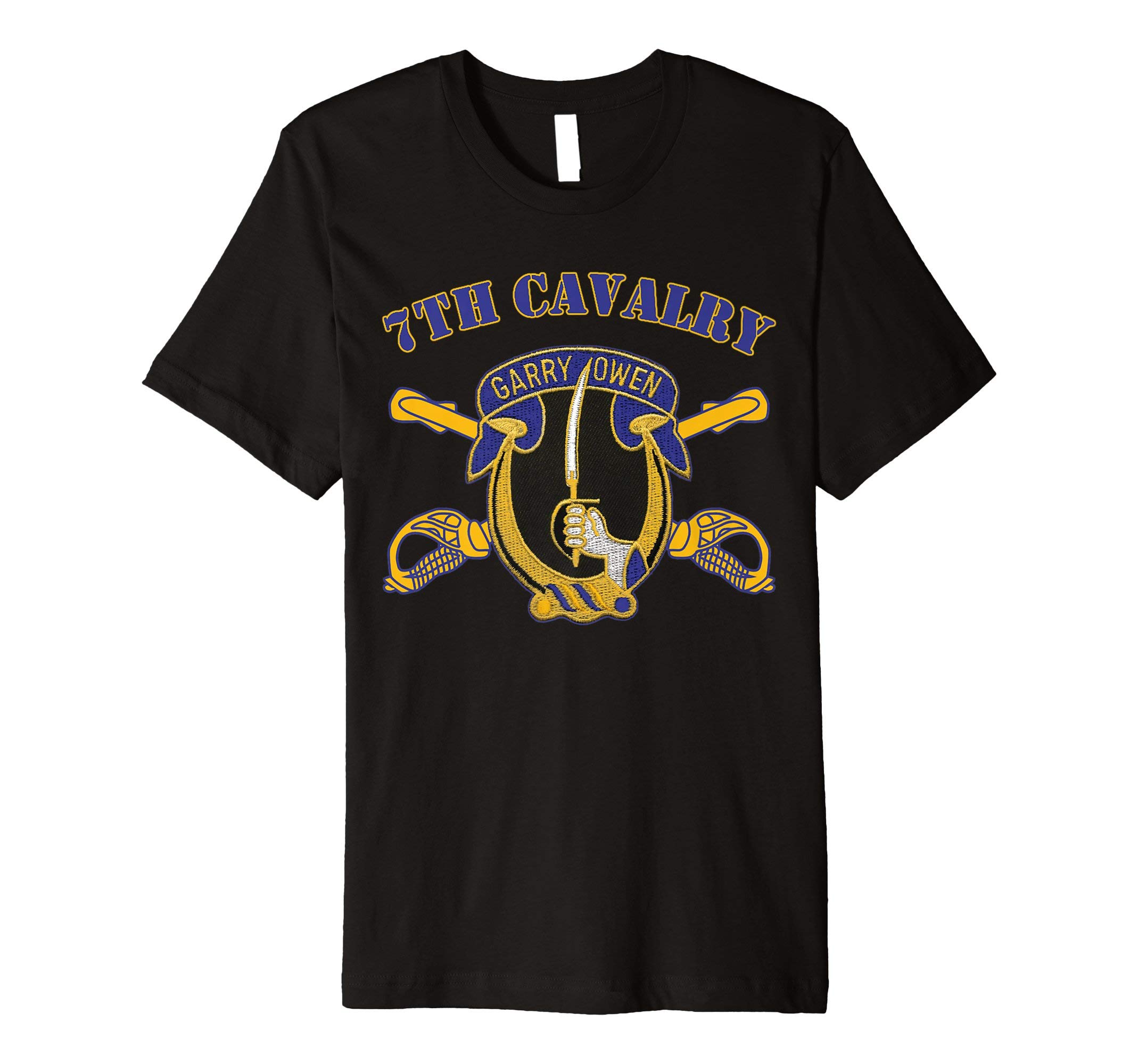 7th Cavalry w/DUI Army Tees7th Cavalry Regiment - Army Unit of Seventh Cavalry T-shirt T-Shirt