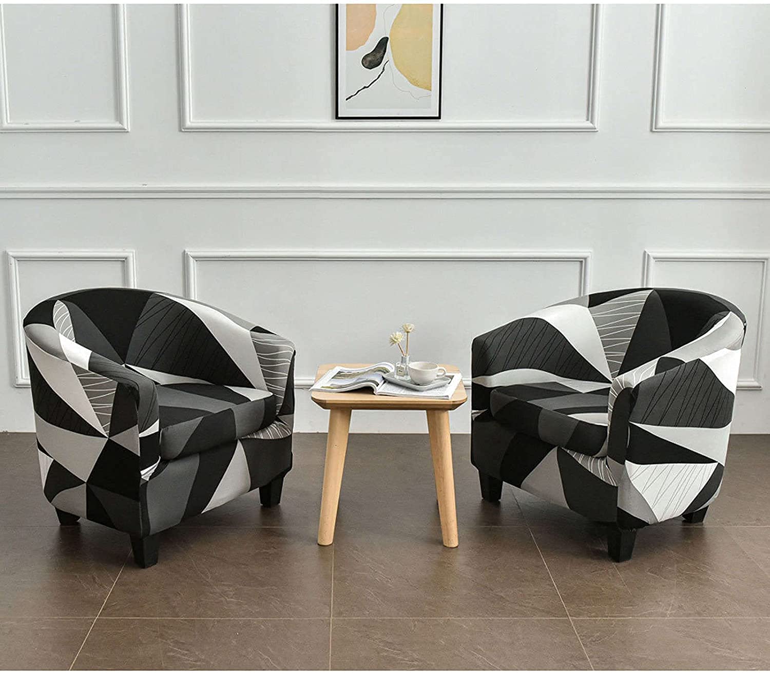 Copripoltrona Elasticizzato Chesterfield 1 Posto | Fodera Lavabile Universale | Per Salotto, Hotel O Bar - Foto 10