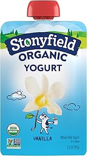 Kids Vanilla Whole Milk Yogurt Pouch, 3.5 oz., Single Serving Snack