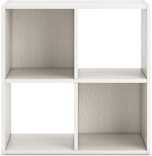 Miniatura 141 de Signature Design by Ashley Paxberry Coastal - Organizador de almacenamiento o librero moderno de 6 cubos, color blanqueado, diseño costero