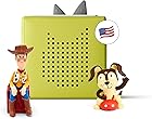 Toniebox Starter Set with Woody and Playtime Puppy - Imagination Building, Screen-Free Digital Listening Experience That Plays Stories, Songs, and More - Green