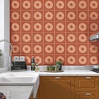 Vista 35 de Calcomanías de vinilo para azulejos de estilo bohemio para despegar y pegar, calcomanías autoadhesivas para azulejos de pared, calcomanías Acero