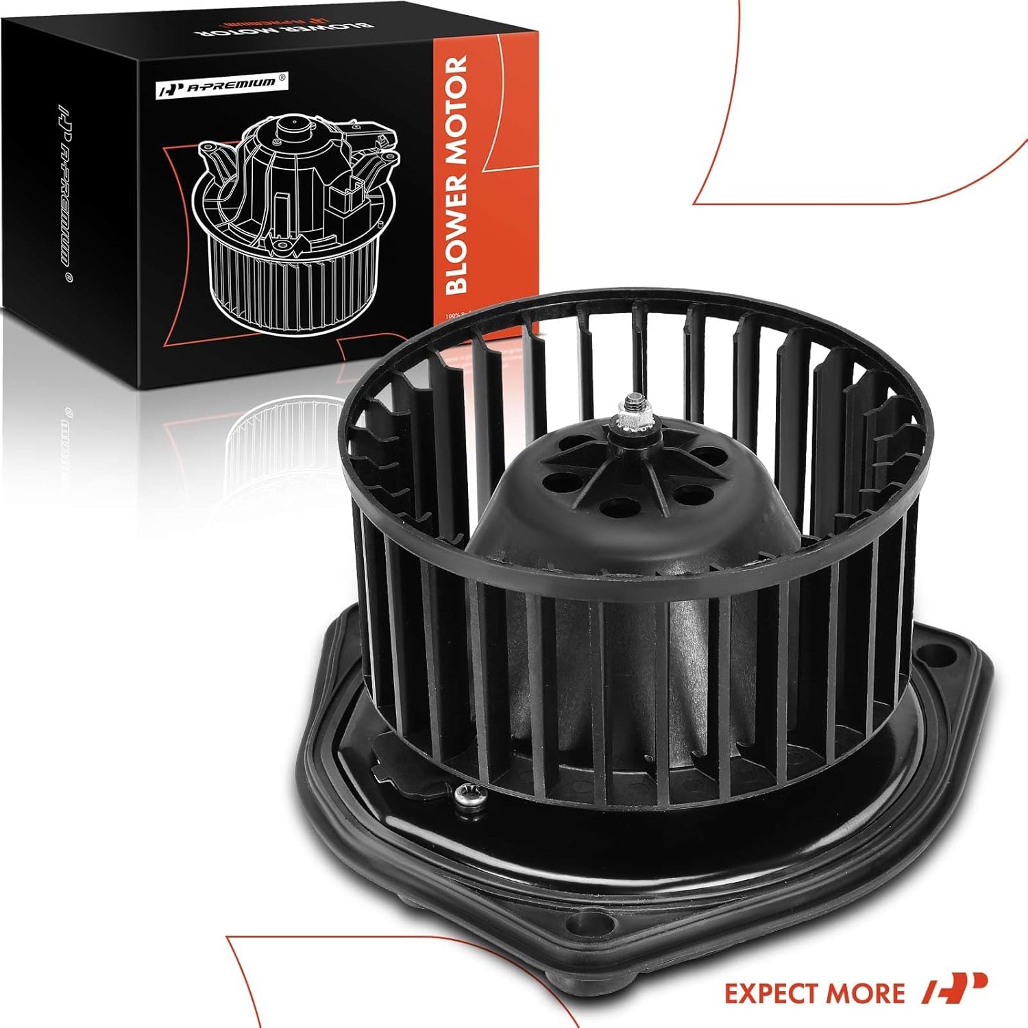 A-Premium Front HVAC Heater Blower Motor Compatible with Chevrolet Camaro, Caprice, Impala, Commercial Chassis & Buick Roadmaster & Cadillac Fleetwood, Commercial Chassis & Oldsmobile Custom Cruiser