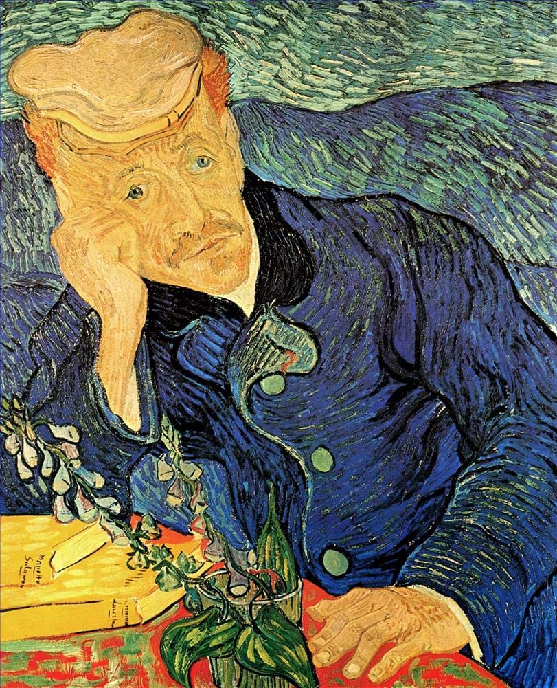 Huile sur toile Dr Paul Gachet Vincent van Gogh | Taille 04 - 6