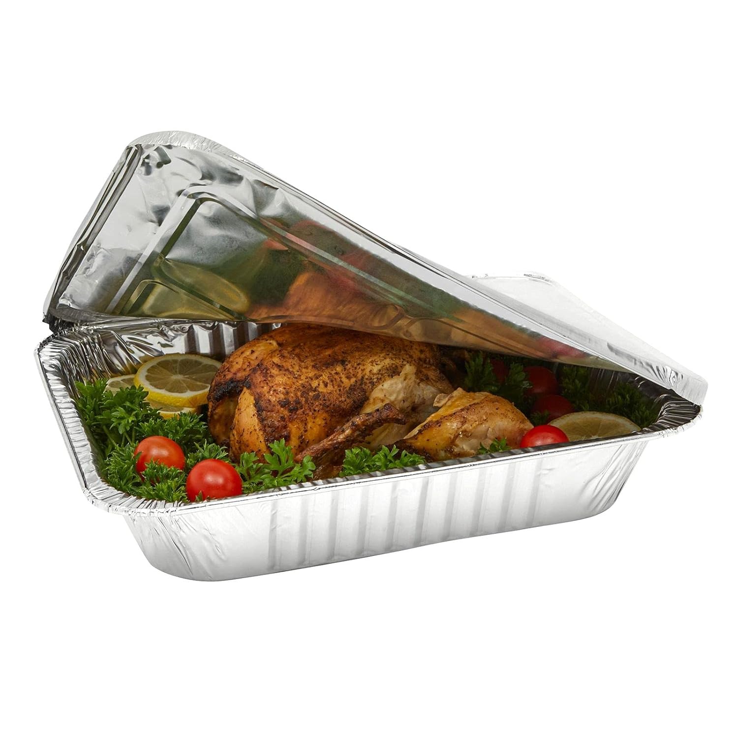 Promo Discount Up To 70% Off Aluminum Foil Pans with Lids 9x13 (20 Pack) Half Size Disposable Trays for Steam Table, Food, Grills, Baking, BBQ