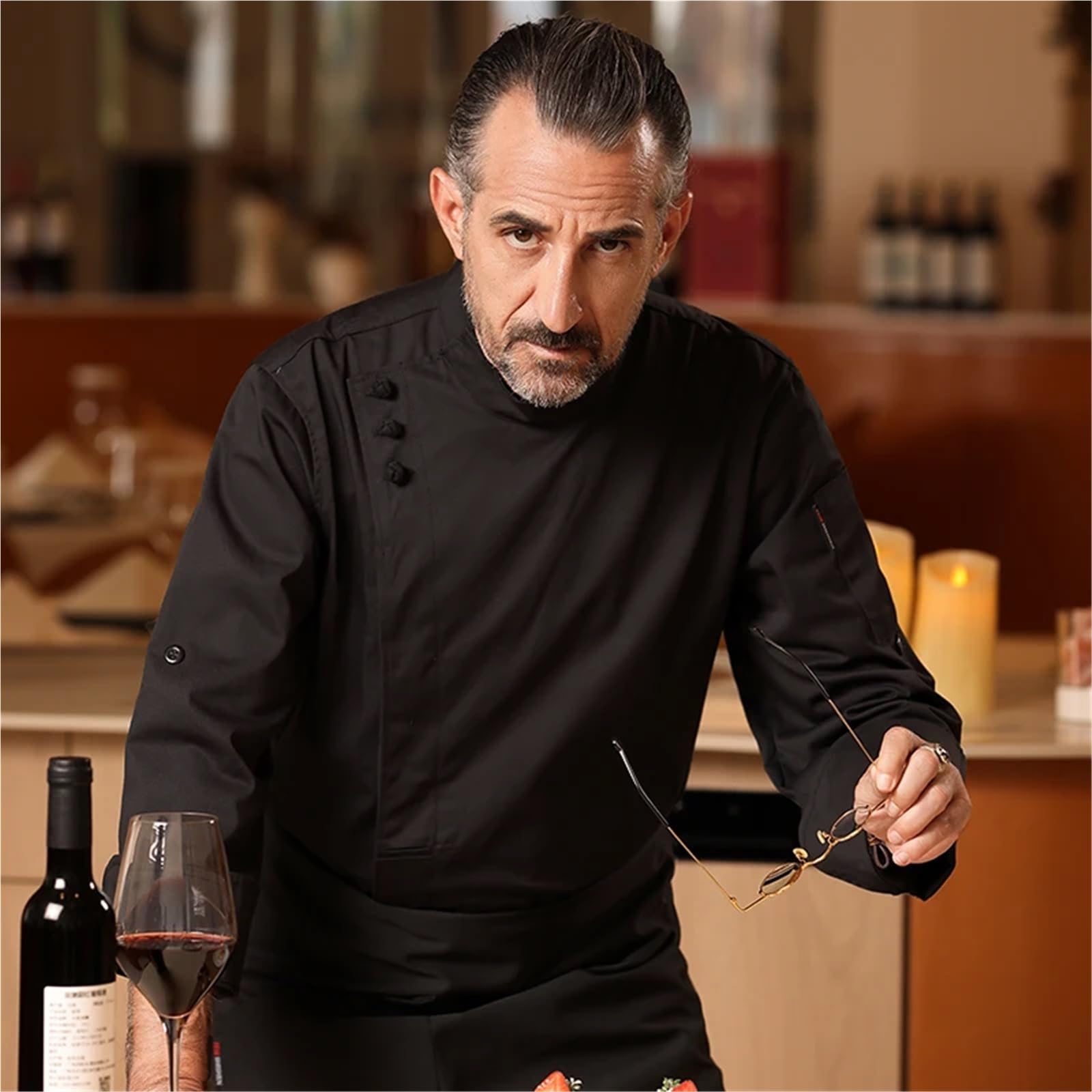 Koch Uniform Chef Uniform Langarm Hotel Western Food Catering Küche Restaurant Koch Bäcker Arbeitskleidung Männer Jacken Shirts