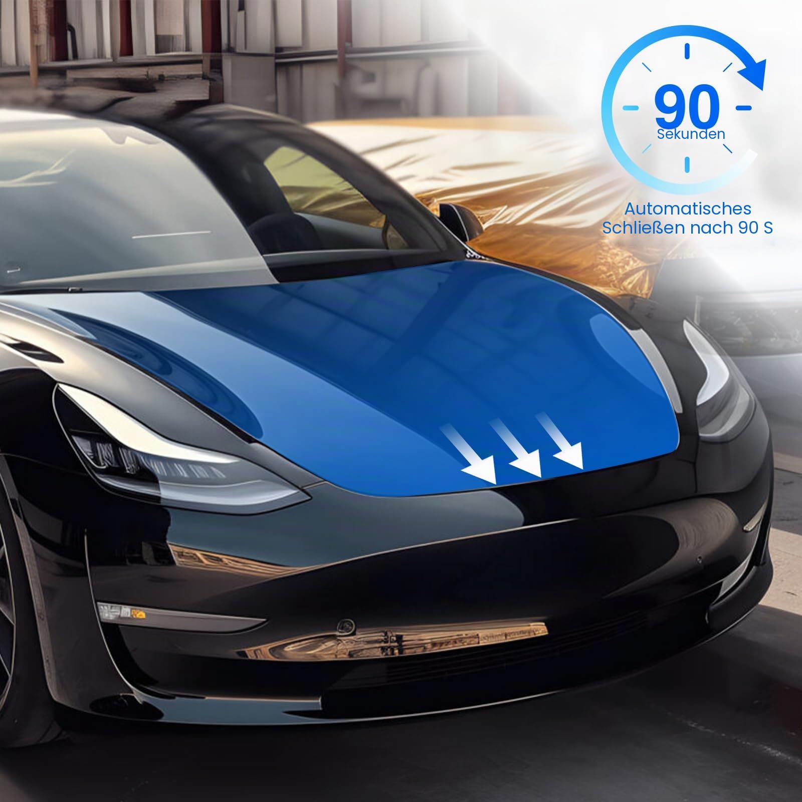Tesla Model 3 Frunk Soft Close Highland Power Front Trunk Elektrische Saug-Autoverriegelung Kompatibel 2024 2023 2022 2021