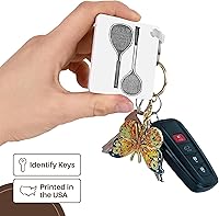 Vista 3 de Llaveros Raquetas de bádminton (kc-38263-1)