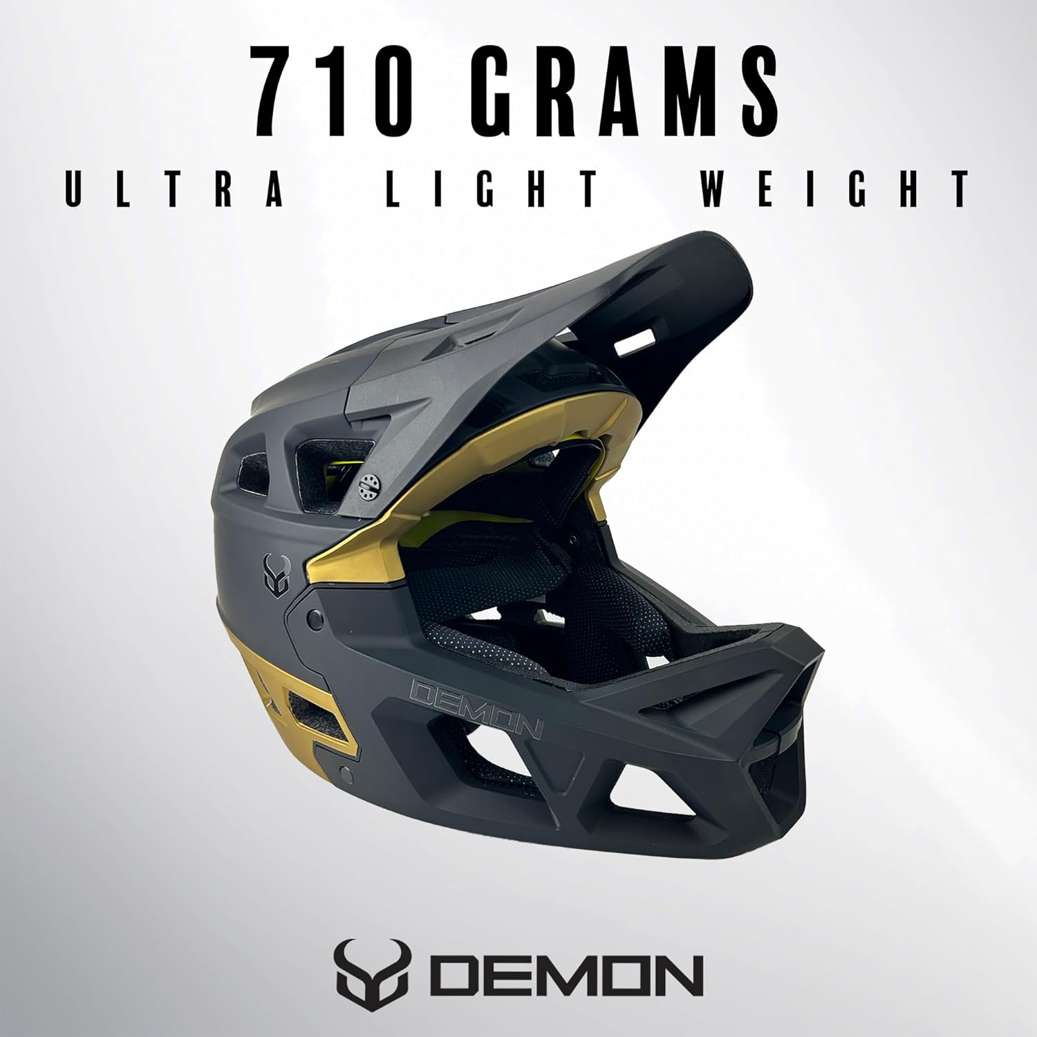 Demon United Podium X MIPS Full Face Mountain Bike Helmet- Removable Fit Pad Options- Advanced Venting System-Lightweight - Fullface DH BMX MTB Helmet - Image 5