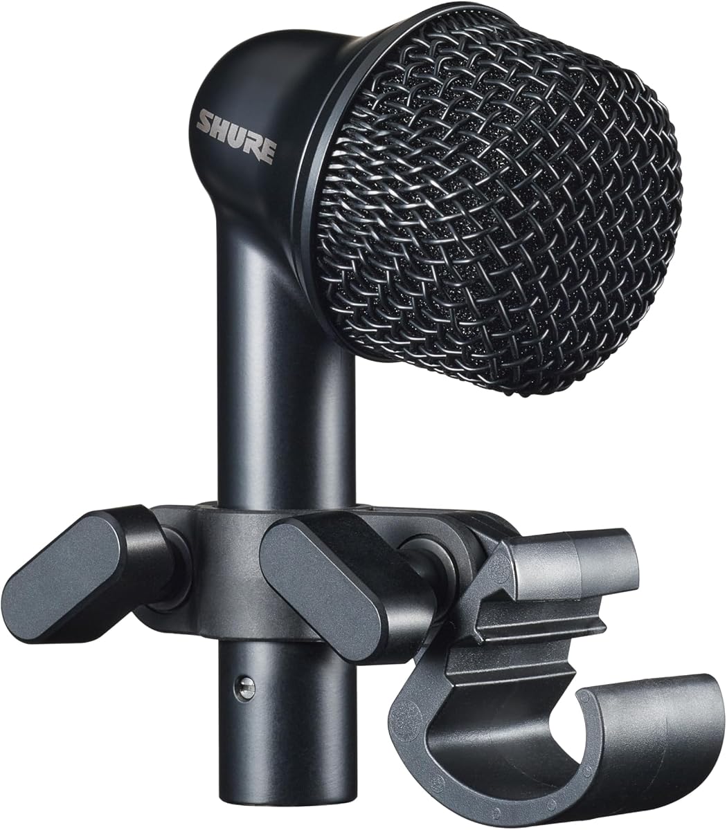 Shure Nexadyne 6 Tom/Snare Drum Micrófono con tecnología Revonic - Micrófono dinámico supercardioide para rendimiento profesional, aislamiento mejorado y reducción de ruido, transductores de doble motor, individual (NXN6) | Micrófono dinámico supercardioide para rendimiento profesional, aislamiento mejorado y reducción de ruido, transmisión de doble motor