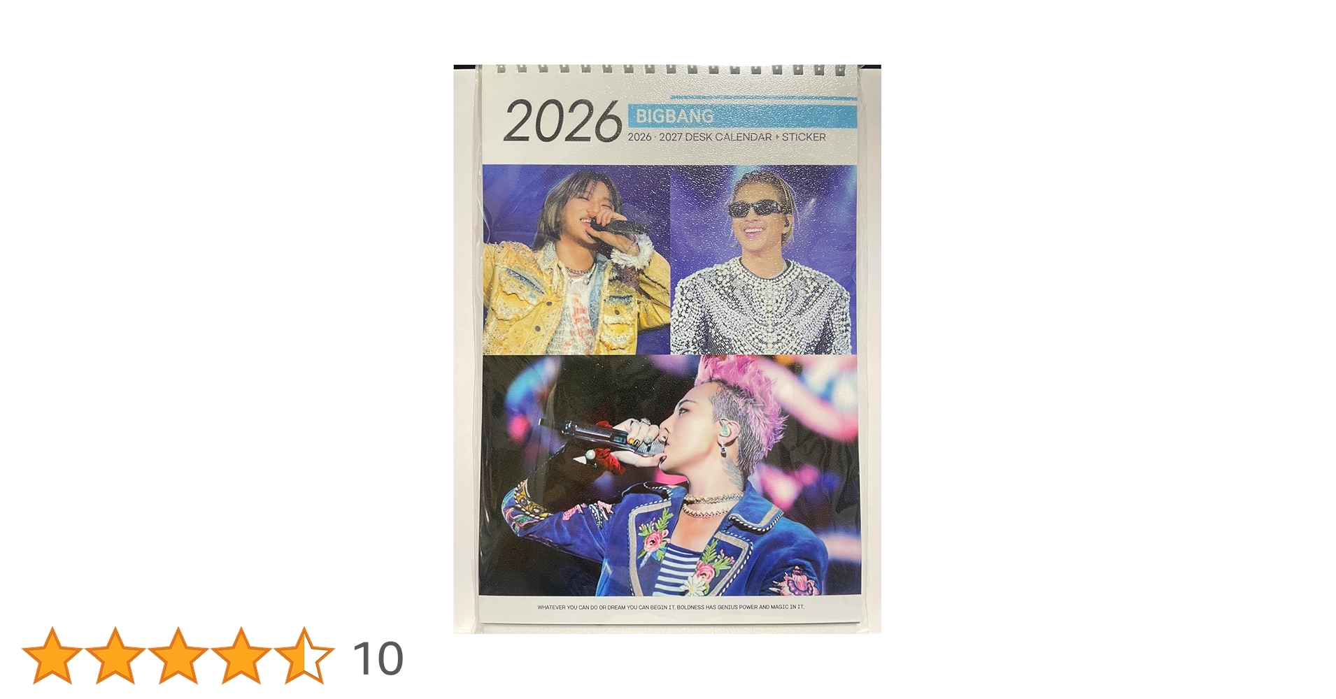 Amazon.co.jp: ビックバン グッズ 2026年-2027年 2年分 卓上カレンダー