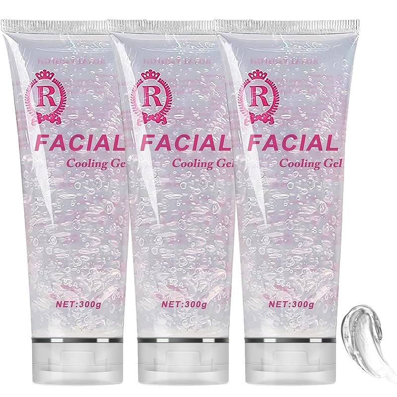Gel condutor YMEYFAN para aparelhos de cuidados da pele e remoção de pelos, pacote com 3