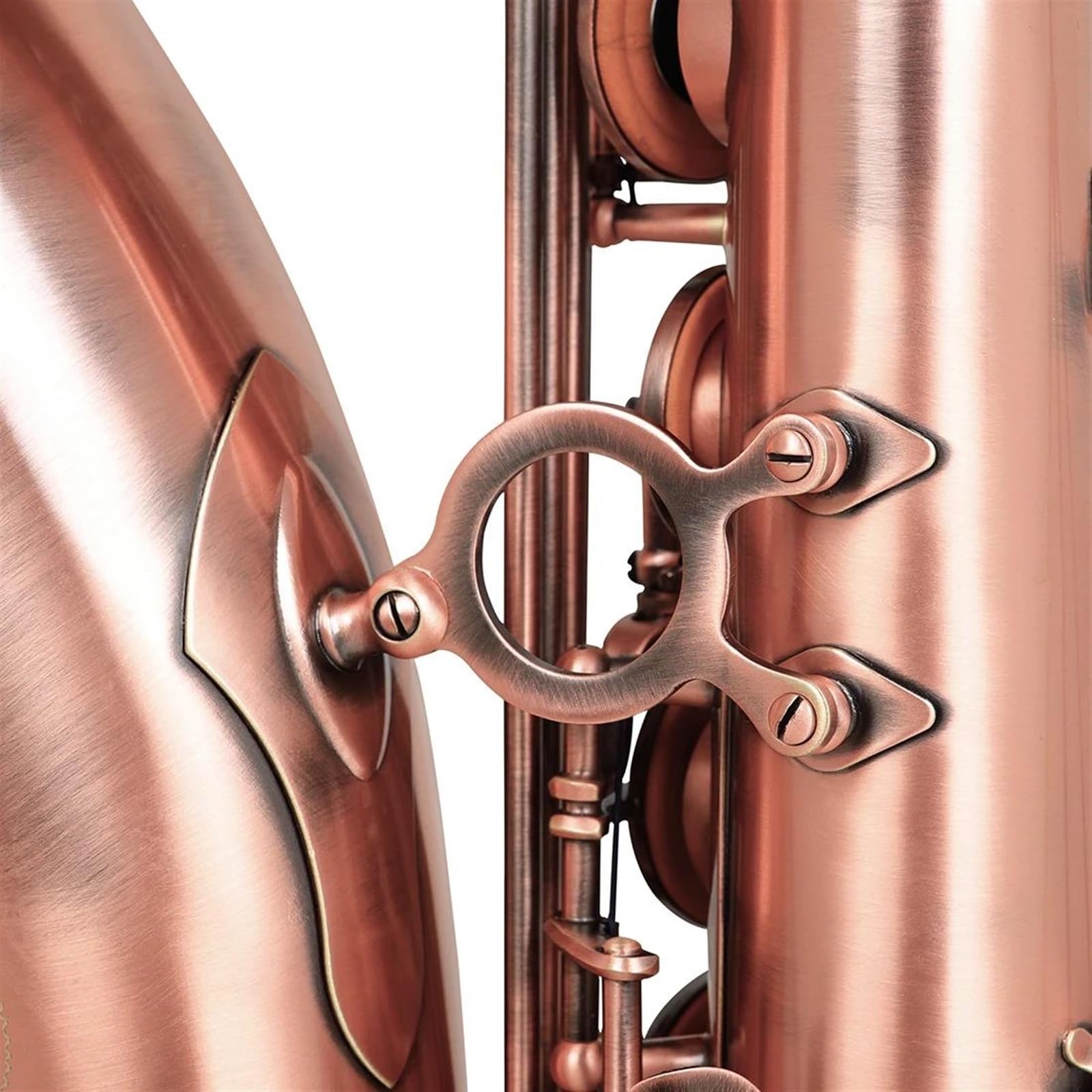 Saksofon Saksofon Tenorowy Mosiężny Złoty Lakier B-płaski Saksofon Tenorowy Instrument Dęty Drewniany Z Futerałem I Akcesoriami