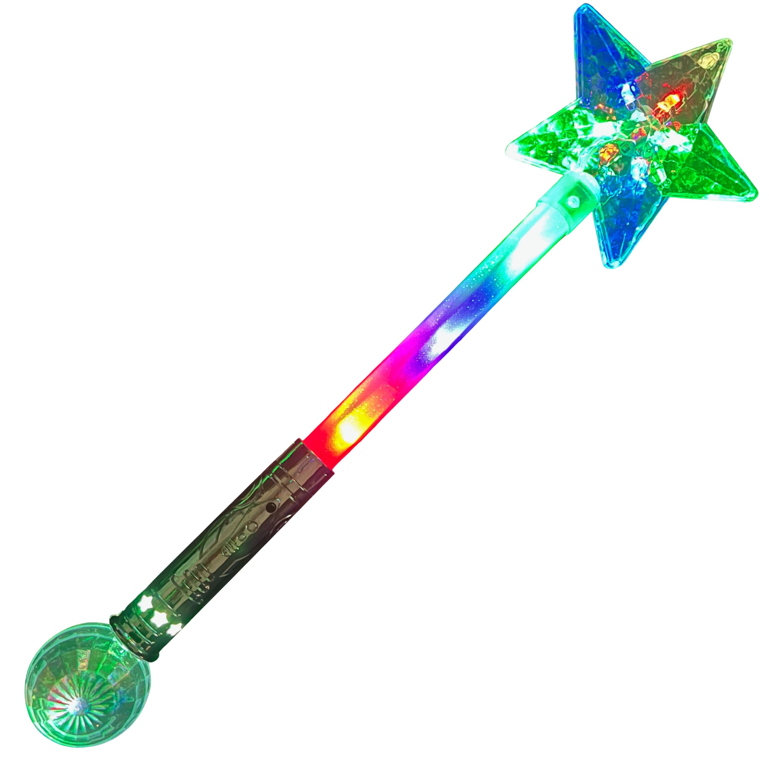 Jumbo Light Up Star Wand - LED Flashing Magic