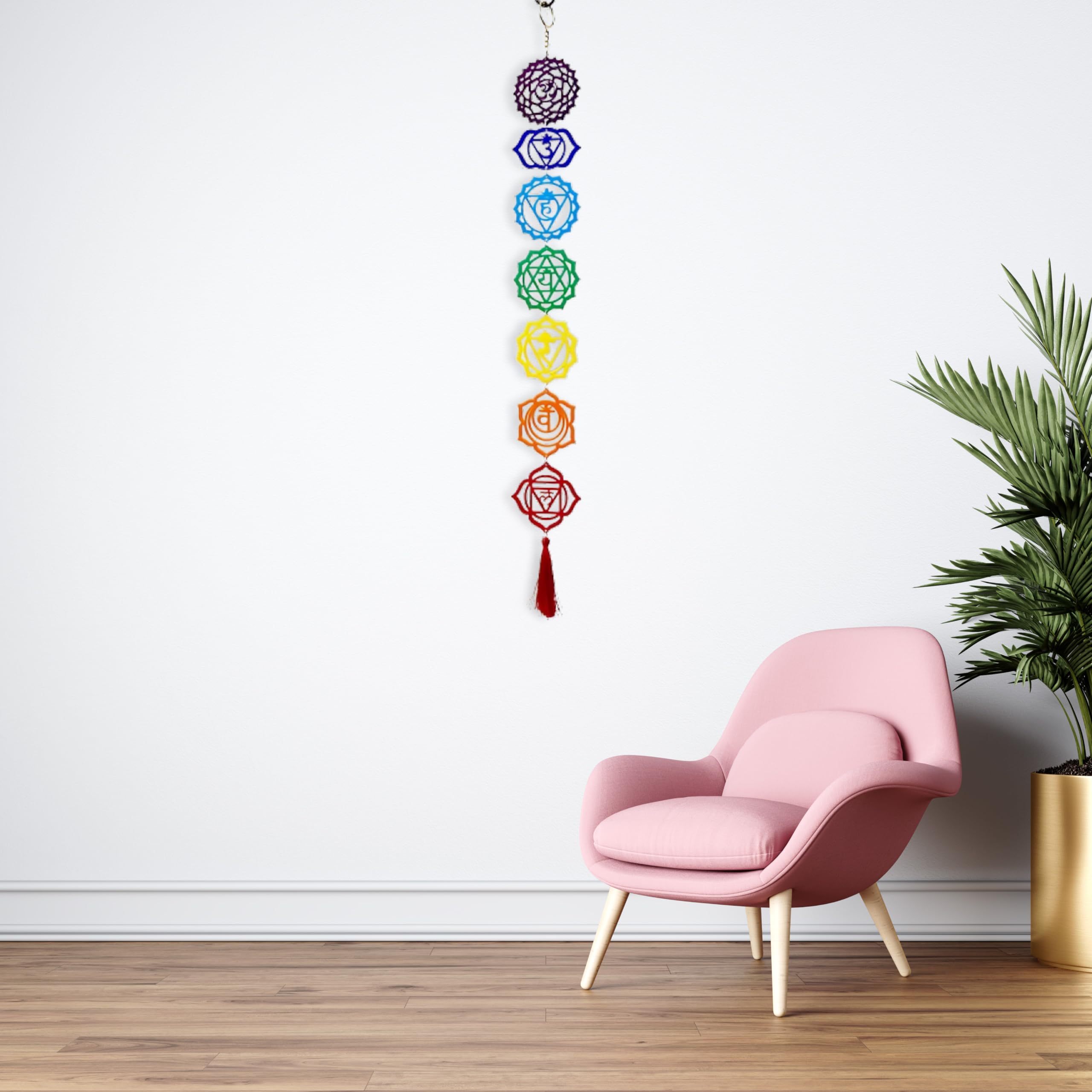 7-Chakra Acrylic Set for Reiki Healing, Yoga Meditation, Car Hanging, Positive Vibes - Energy Alignment Chakra Kit (B0CKGLWBTY) Amazon Price History, Amazon Price Tracker