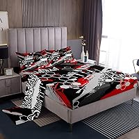 Vista 65 de jejeloiu Sea Turtle Sheet Set Ocean Creature Themed Sheets with Deep Pocket Fitted Sheet Sea Underwater World Bed Sheets Set Bed Reptile Tortoise