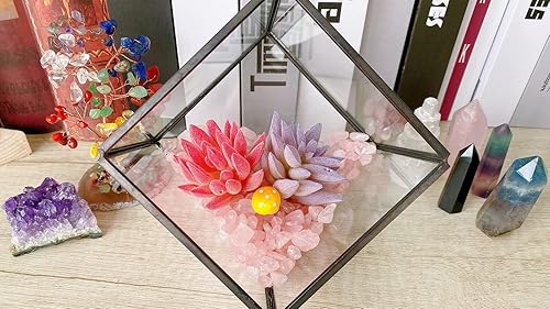 Miniatura 119 de QINJIEJIE Cristales de ojo de tigre de 8.82 oz, piedras pulidas, piedras rodadas, piedras trituradas, cristal de cuarzo triturado, grava natural, 1