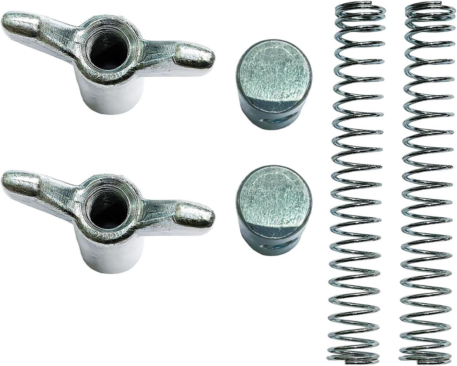 2 Sets Rear Brake Adjuster Hardware Kit Adjusting Nut Joint Spring Compatible with Honda FourTrax 300 Rancher 350 400 420 Foreman 400 500 520 Recon 250 TRX250 TRX125 TRX200 TRX70 TRX90