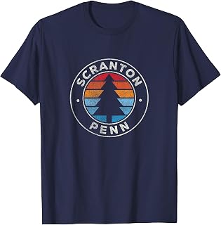Scranton Pennsylvania PA Vintage Graphic Retro 70s T-Shirt