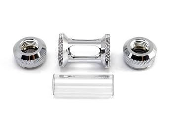 XSPC G1/4 Inline Filter, Chrome