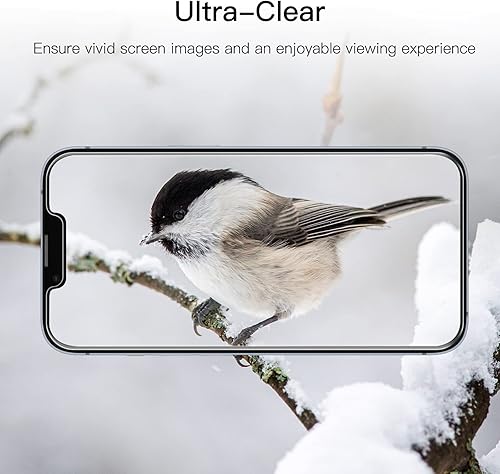 Miniatura 7 de JETech Screen Protector for iPhone 16e 2025, iPhone 14 6.1-Inch, Tempered Glass Film, 3-Pack
