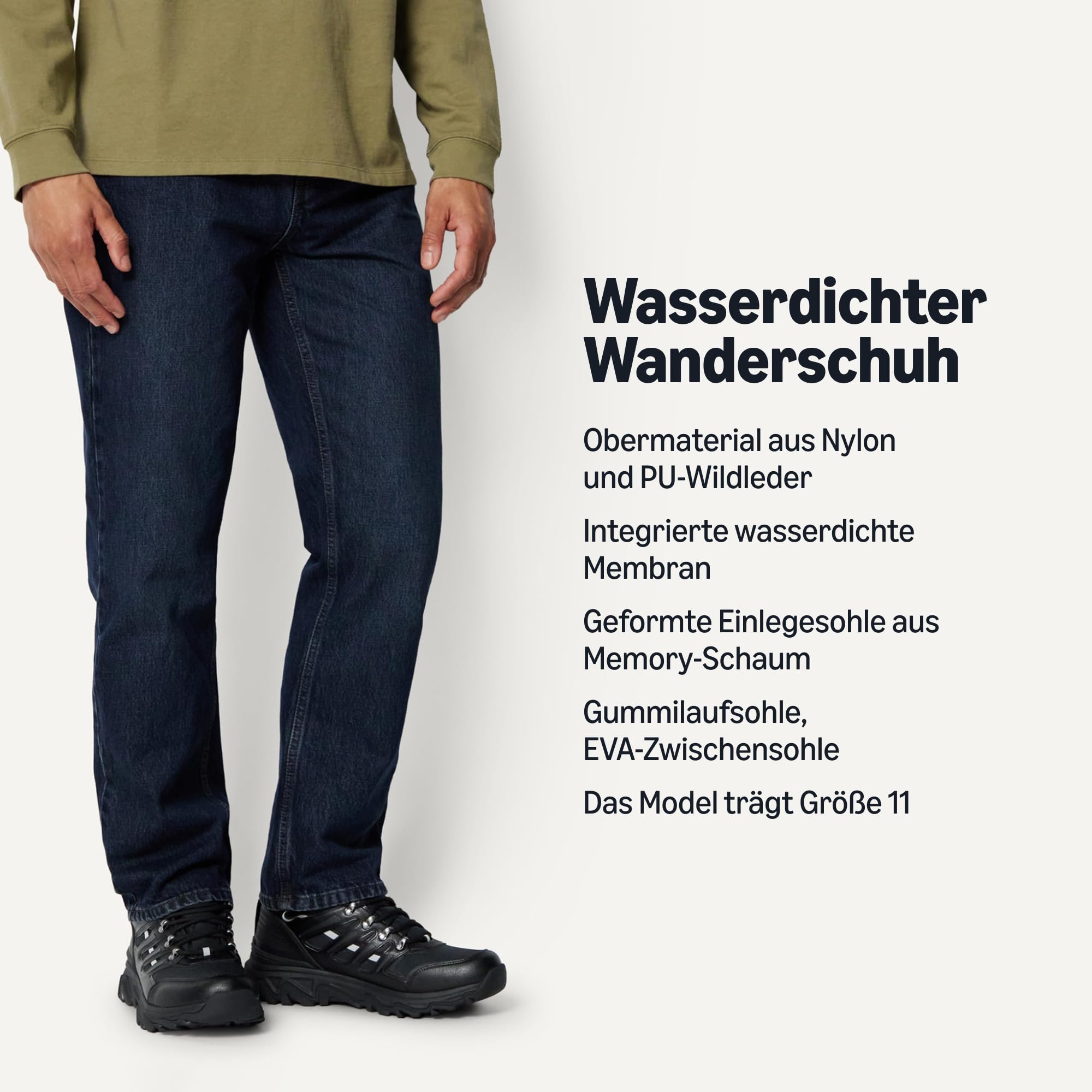 Amazon Essentials Herren Wasserdichte Wanderschuhe