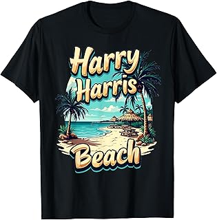Tropical Getaway Harry Harris Beach Florida Keys T-Shirt