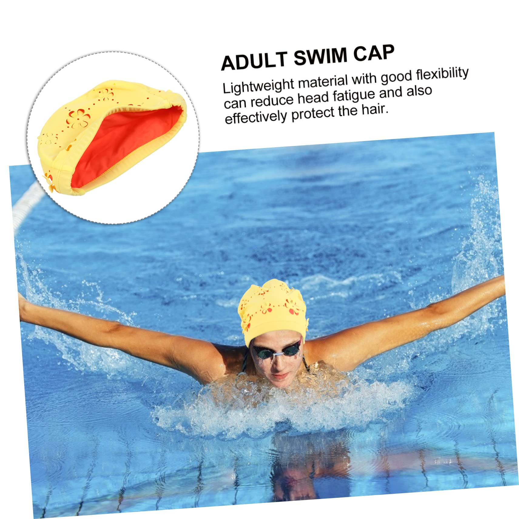 Sosoport Protección para Los Oídos Gorro De Natación para Adultos Gorro De Baño para Niños Gorro De Baño De Secado Rápido Gorro De Baño Práctico Proteger Las Orejas Gorro De Ducha para