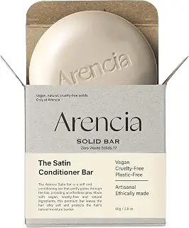アレンシア(Arencia) 固形コンディショナー 80g / 保湿/機能性/低刺激/ノンシリコン/弱酸性 [ザ・サテン コンディショナーバー]