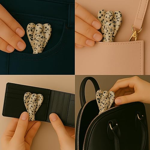 Miniatura 73 de Estatua de ángel de angelita de 2 pulgadas, hermosa piedra preciosa de ángel de la guarda, ángel de cristal natural, tallados a mano para promover