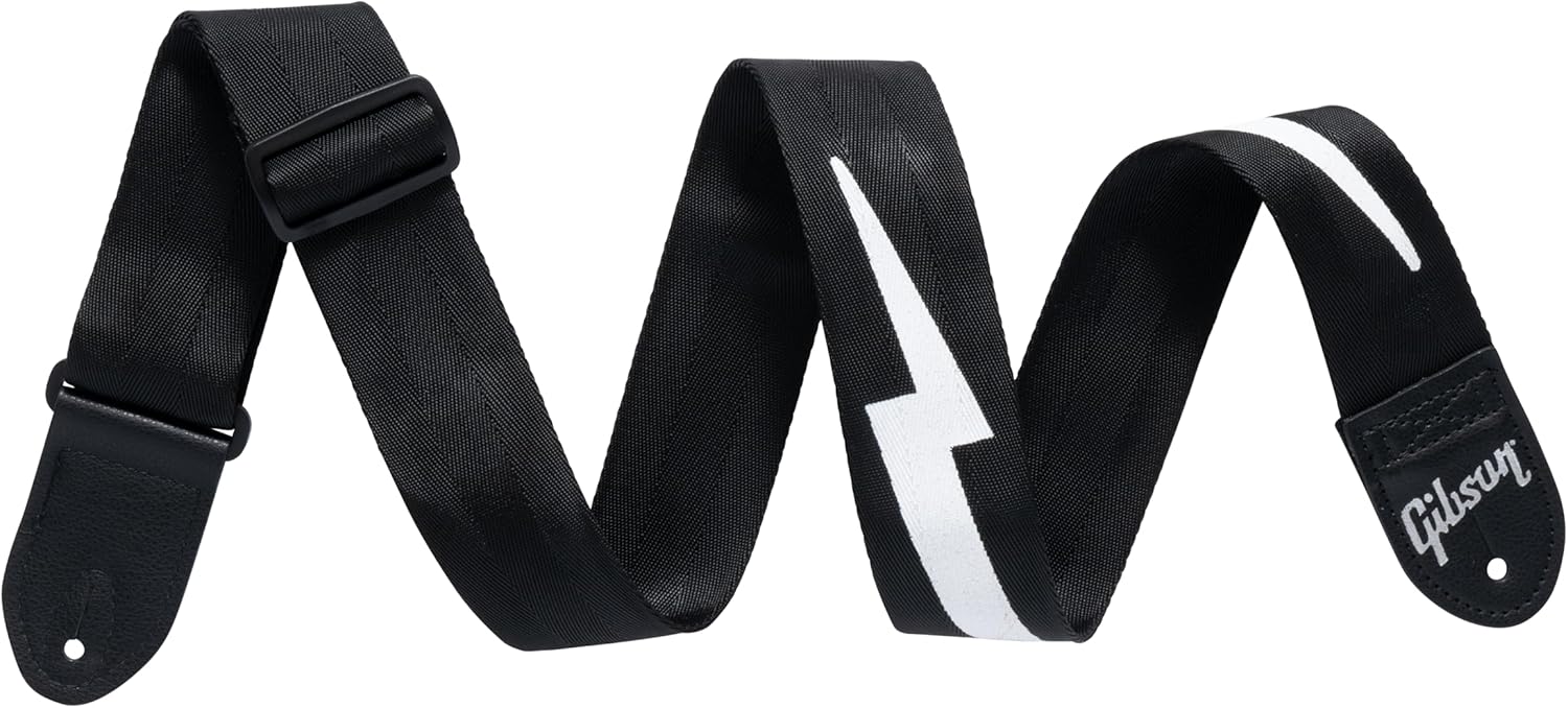 Gibson Lightning Bolt Seatbelt Guitar Strap