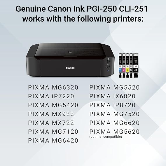 Canon PGI-250/ CLI-251 5 Color Amazon Pack,(Pack of 2)