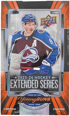 2023/24 Upper Deck Extended Series NHL Hockey HOBBY box 12 pks/bx