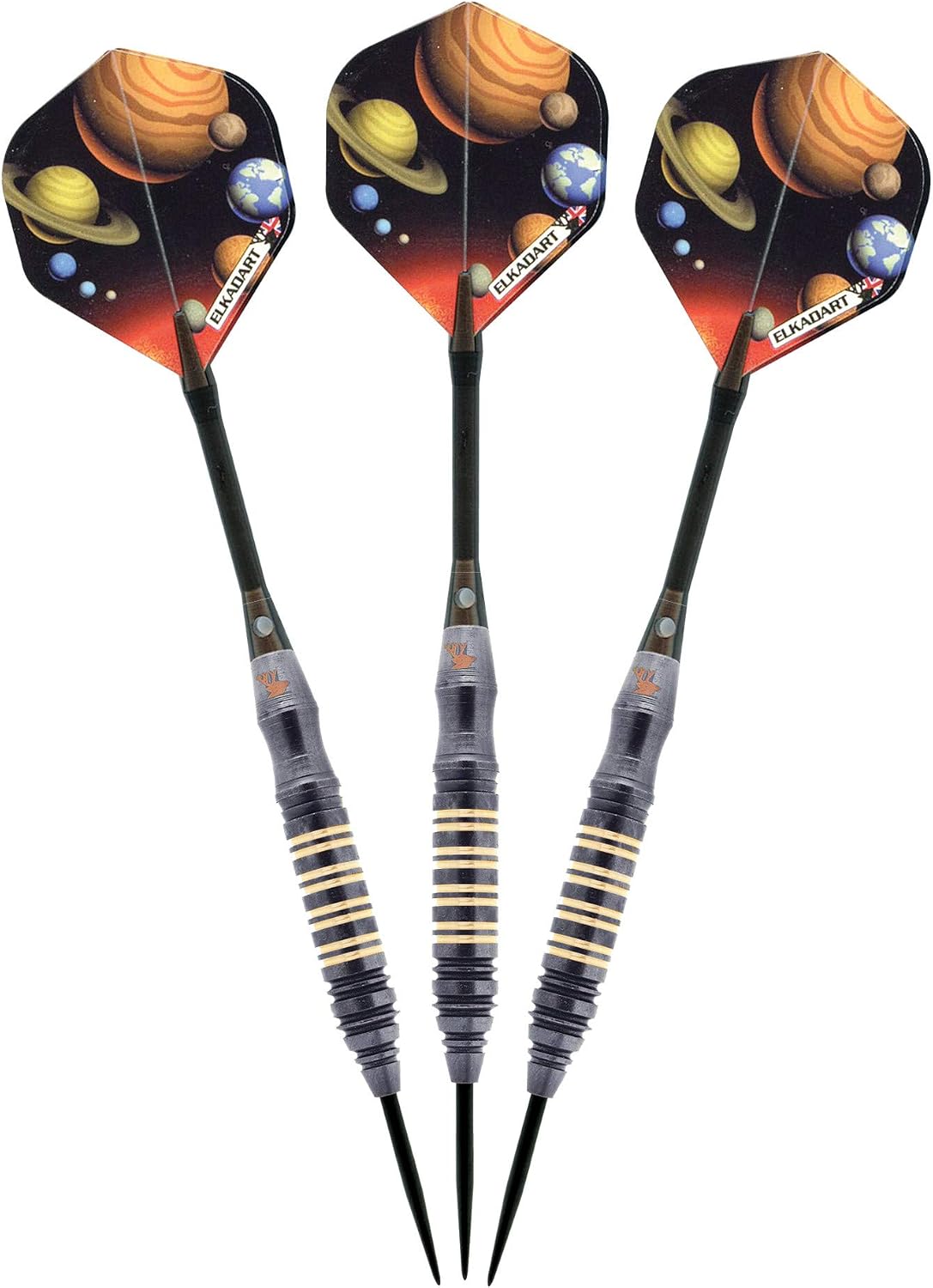 Elkadart Orbital Steel Tip Darts with Storage/Travel Case