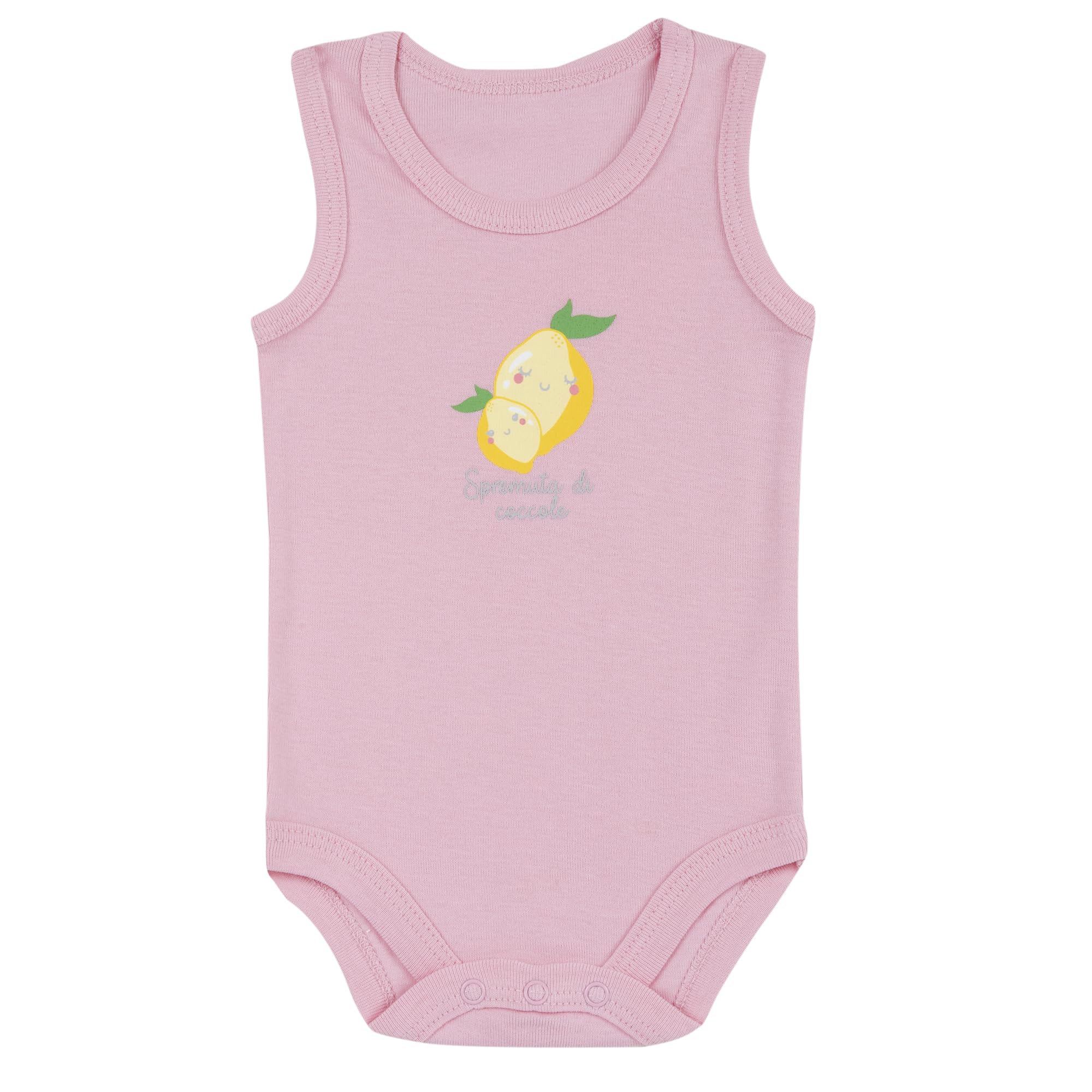 Prénatal, Set de 5 Body Bebé Sin Mangas, en Suave Algodón, con Cómoda Apertura con Botones