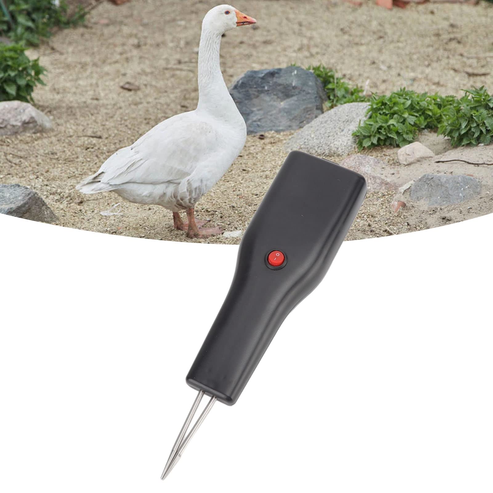 Jiawu Máquina desplumadora de Pollos de Mano, eliminación eléctrica de Plumas para Aves de Corral, Pato, Ganso, máquina desplumadora de Plumas eléctrica para Aves de Corral, Pavo
