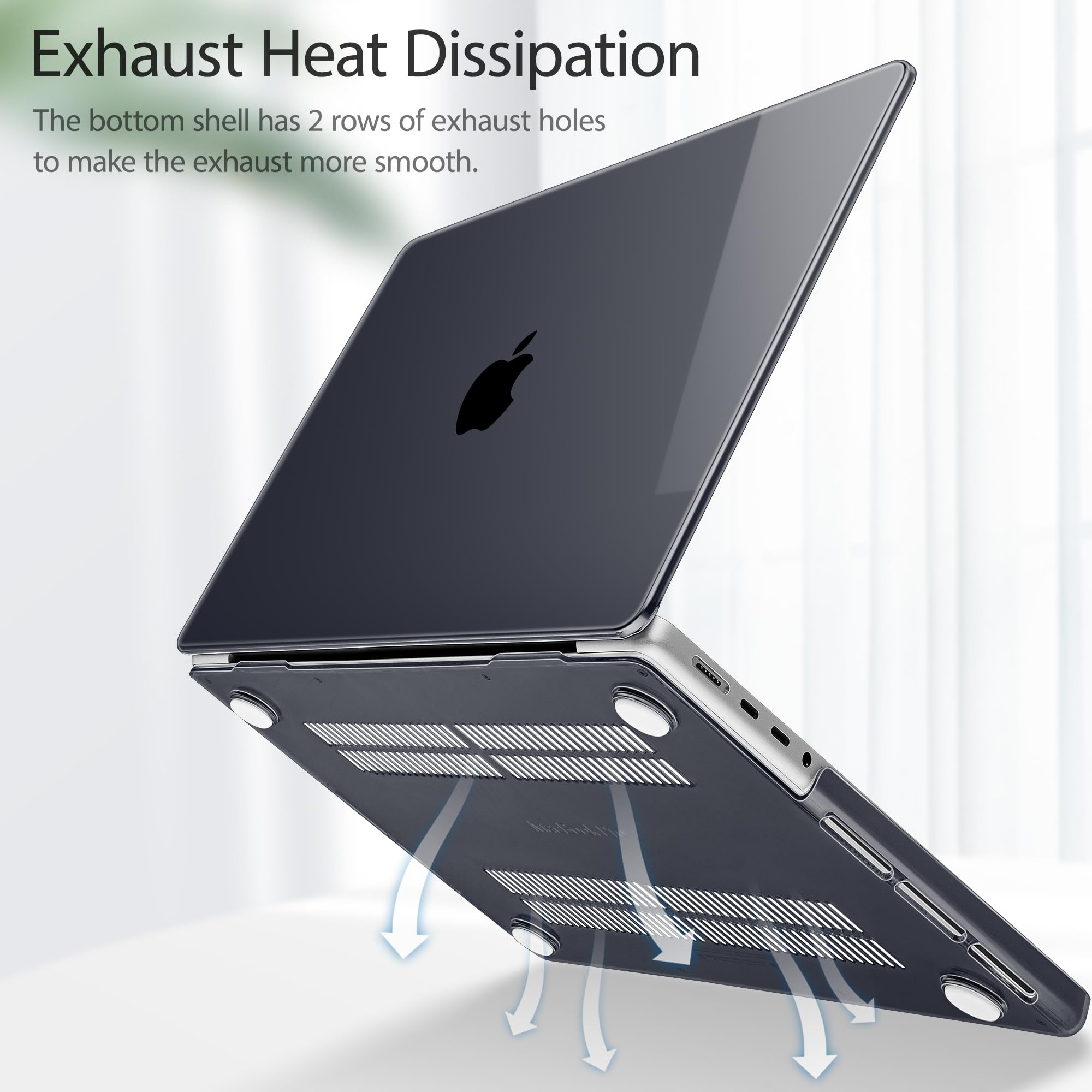 Tuiklol for MacBook Pro 16 inch Case 2024 2023 2022 2021 Release A3403 A3186 A2991 A2780 A2485 M4/M3/M2/M1 Pro/Max Chip,Hard Shell Case Screen Protector with Retina Display & Touch ID,Pink: Crystal Black