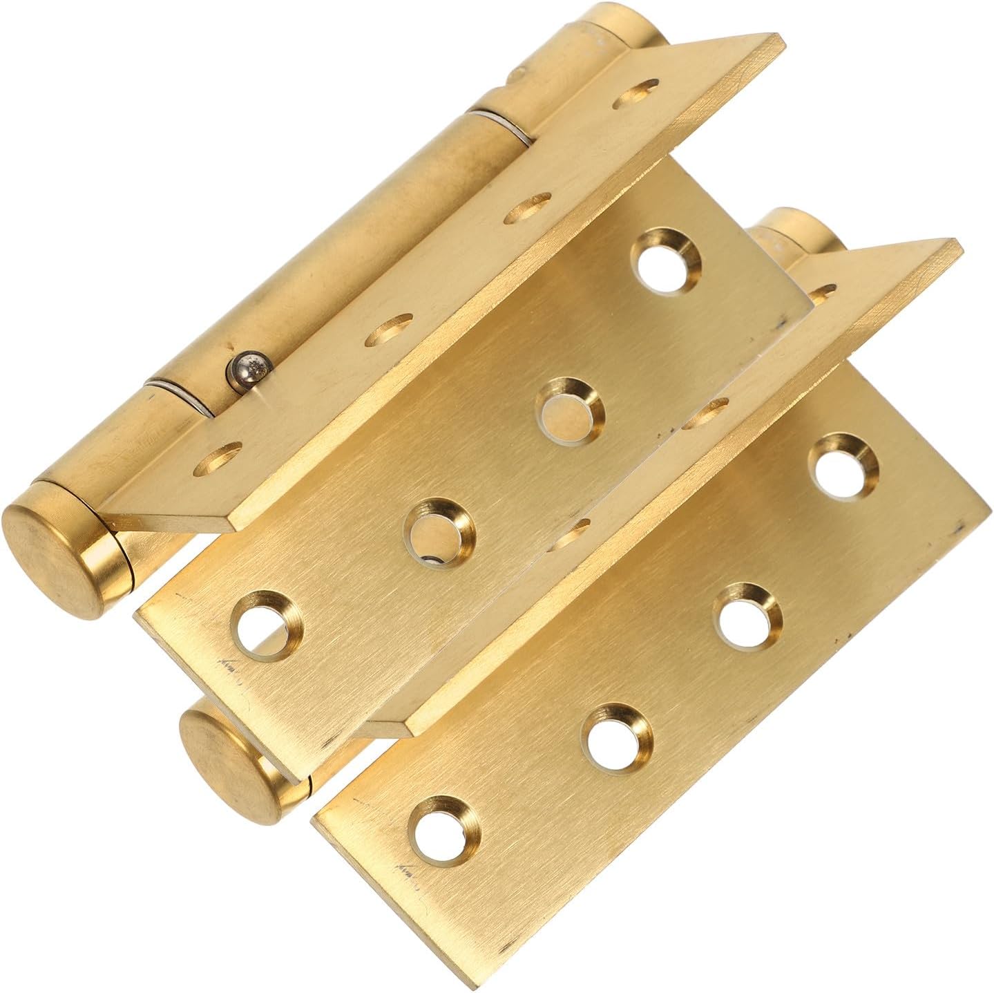 2Pcs Heavy Duty Self-Closing Exterior Door Hinges Spring Loaded Door Closers with Hydraulic Buffer for