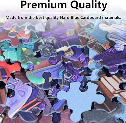 Miniatura 4 de CGRLVDXW Rompecabezas de 500 piezas para adultos, rompecabezas de Halloween, rompecabezas grande y divertido de bruja es momia, rompecabezas de 500