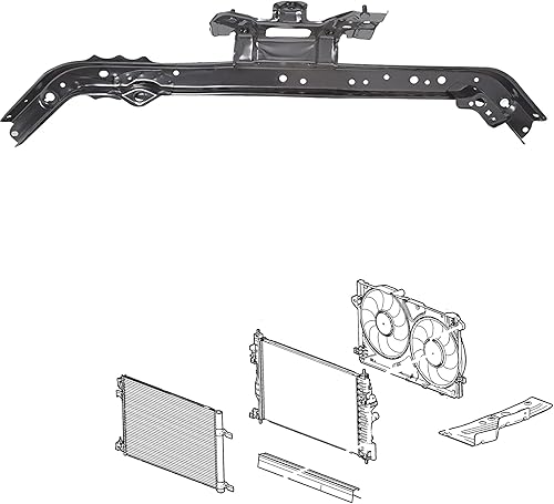 Miniatura 4 de munirater Reemplazo del travesaño superior del soporte del radiador para Sentra F25113SHMA 2013-2018