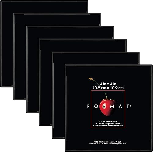 Marco MCS, 3.5 por 5 pulgadas, negro, formato de 12 unidades