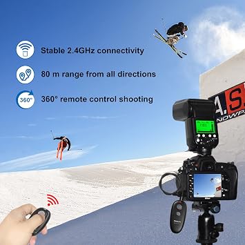 Camera Remote Release PHOLSY C6 Wireless Shutter for Canon Olympus Fuji