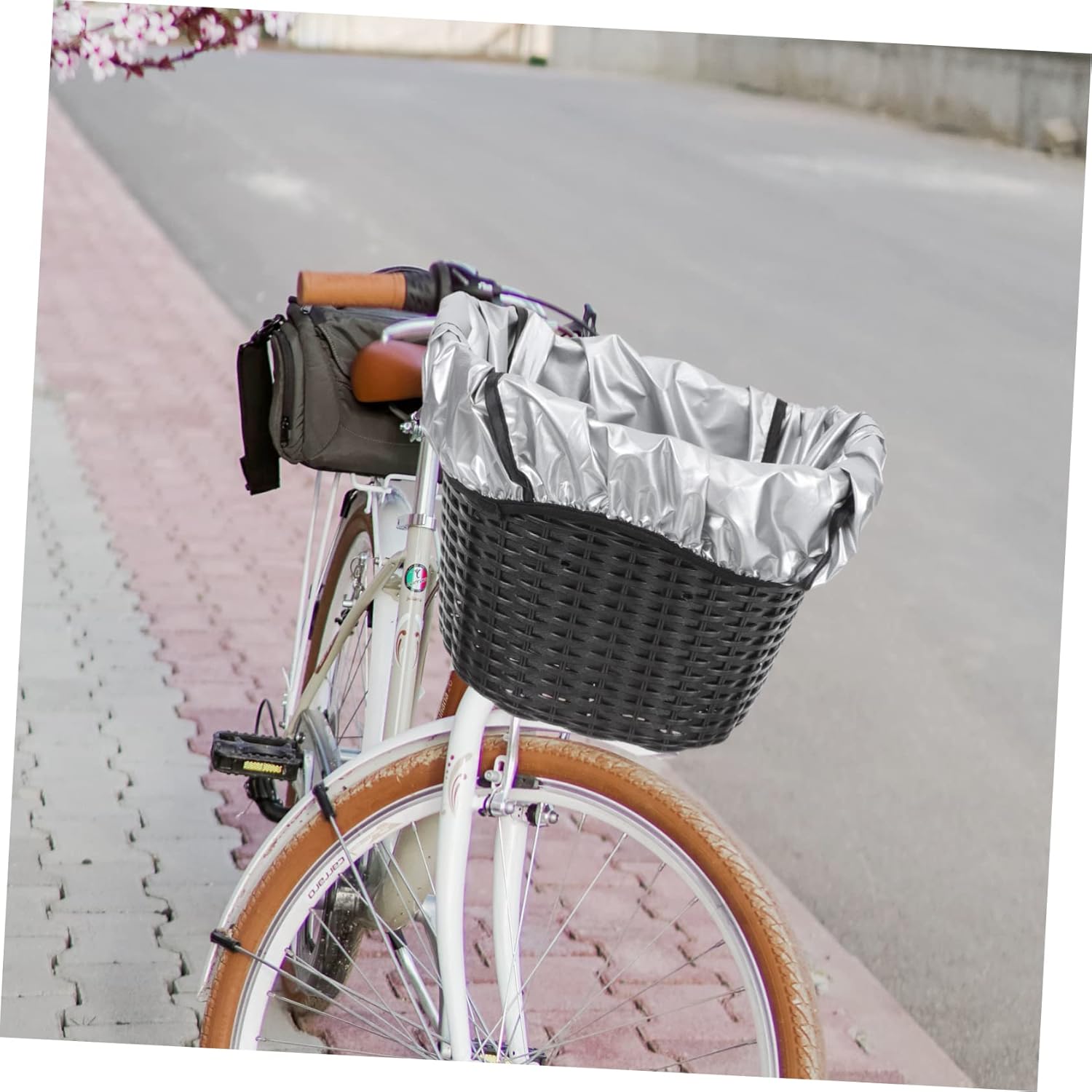 POPETPOP Bike Basket Liner Durable Cover for Bicycles Scratch Wear Resistant Protection Lightweight Portable
