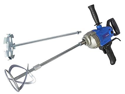 Inditrust 1500W 6 MONTHS WARRANTY Paint mixer with speed control Electric Multi Purpose Stirring Machine for Mixing Putty/Cement/Paint (WITH 2 RODS SPIRAL AND PLAT TYPES)