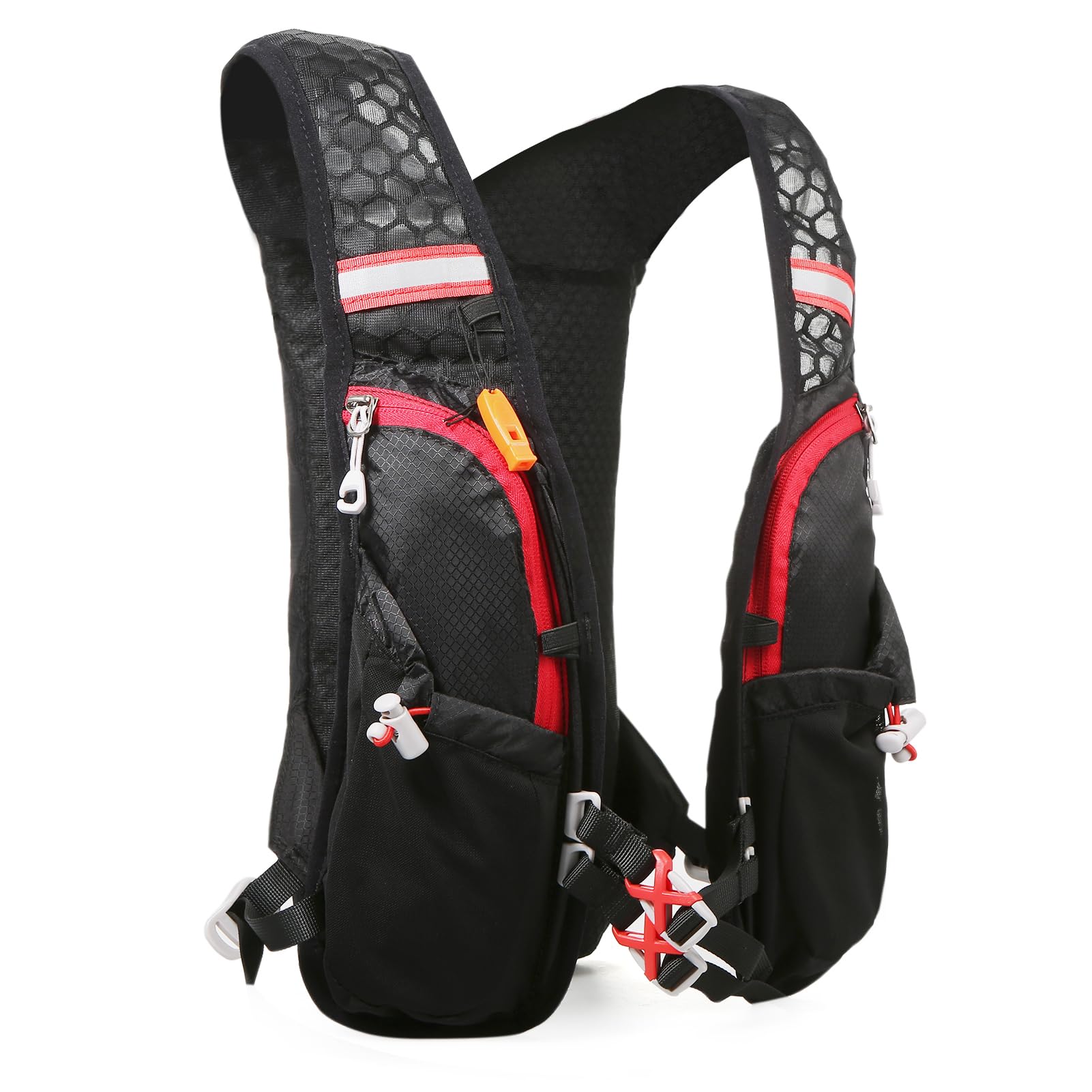 Lixada Sac à Dos D'hydratation, Sac Hydratation Sac à Dos de Course à Pied Léger 5 litres Grande Capacité Extérieure Sac à Dos D'équitation pour la Course à Pied, équitation, Jogging