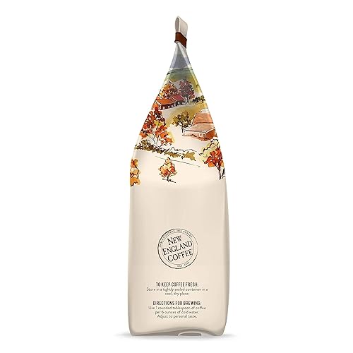 Miniatura 3 de New England Coffee Pumpkin Spice Café molido tostado medio, bolsa de 11 onzas (paquete de 3)